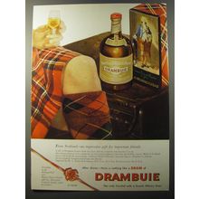 1953 Drambuie Liqueur Ad - an impressive gift for important friends