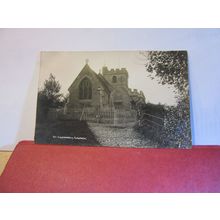GREAT CHEVERELL CHURCH, nr. DEVIZES, WILTSHIRE unused antique postcard RP =