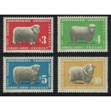 Uruguay Uruguayan Sheep-breeding 4v 1967 MNH SG#1323-1326