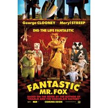 Fantastic Mr. Fox (2009)_1 Movie Film Poster Canvas iconic design