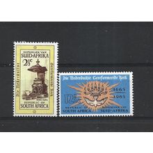 SouthAfrica.Tercentenary Dutch Reformed Church in South Africa set of 2.MM.A25c