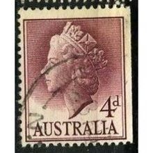 1955/1957 SG 282a - #2 fine used (o) - right from booklet