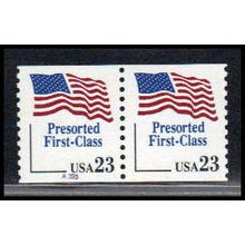 2605 23c U.S. Flag Very Fine MNH CNP Left A333 PA1420
