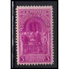 854 3c Washington Inauguration Just Clears MNH O6187