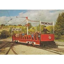 Toast Rack Tram Tramcar Bus Crich Matlock Derbyshire Matlock Transport Postcard