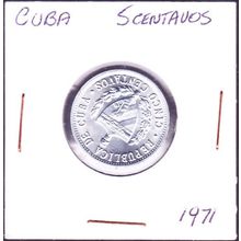 1971 Cuba 5 Centavos Coin