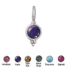 Sterling Silver Hand-Made Genuine Stone Pendants