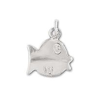 Sterling Silver Fish Pendant