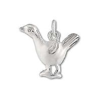 Sterling Silver Baby Duck Pendant