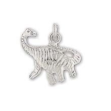 Sterling Silver Brontosaurus Pendant