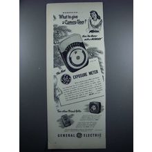 1948 General Electric Exposure Meter PR-1 Ad