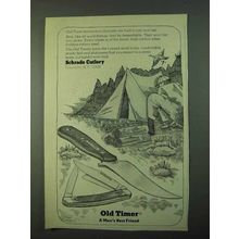 1975 Schrade Old Timer Knives Ad - Man's Best Friend
