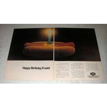 1975 Union Carbide Ad - Happy Birthday, Frank!