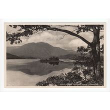 Loch Achray and Ben Venue Trossachs Postcard RP J B White 6612