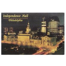 INDEPENDANCE HALL, PHILADELPHIA, PENNSYLVANIA, USA unused vintage postcard (a)