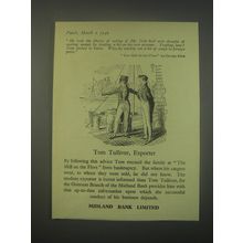 1949 Midland Bank Ad - Tom tulliver, Exporter