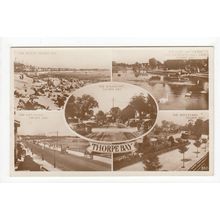 Multiview of Thorpe Bay Postcard 1930 RP Essex