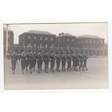 Royal Navy Parade HMS St Vincent Gosport Postcard RP Publisher J C Lawrence B