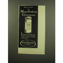 1949 Spice Islands MonoSodium Glutamate MSG Ad - Better flavor