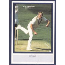 MA Feltham Middlesex RARE Limited Edition Vintage Cricket Trading Photo Card