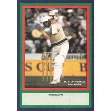 Mike Atherton Lancashire RARE Limited Edition Vintage Cricket Trading Photo Card
