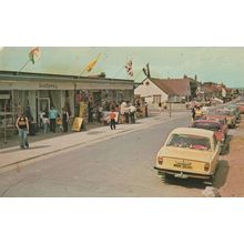 Winthorpe Sea Spray Amusements Shop Flags Lincolnshire 1973 Postcard