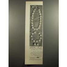 1954 Richelieu Pearls Ad - Richelieu Pearls in Chiffon-sheen colors