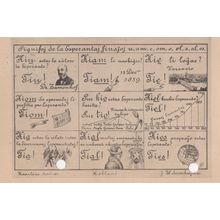 Esperanto Globe History Graphs Dr Ludwik Zamenhof Old Postcard WWo