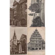 Braunschweig Der Dom Lion Statue 4x German Old Postcard s