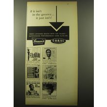 1960 Brunswick Records and Coral Records Ad - If it isn't in the groove