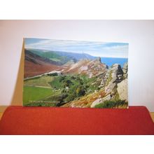THE VALLEY OF ROCKS, LYNTON , DEVON used vintage postcard by J. Salmon 1966 pm =