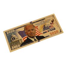 2020 President Joe Biden All Aboard Biden Train 24k Gold Plated Bill Collecti...