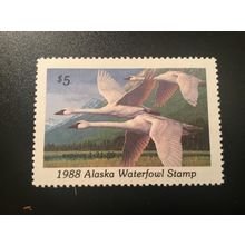 ICOLLECTZONE US 1988 #4 Alaska XF NH Duck Stamp