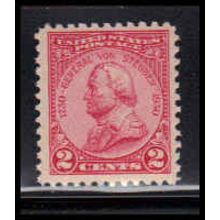 689 2c General von Steuben Just Clears MNH Z0253