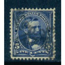Used 281 5c Ulysses S. Grant Almost Very Fine M04750
