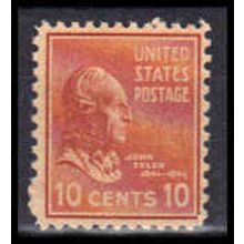 815 10c John Tyler Fine MNH B0417