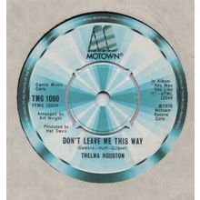 Thelma Houston - Don't leave me this way 1976 7" single vinyl record TMG1060