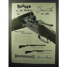 1951 Browning Superposed Grade V Shotgun Ad