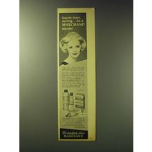 1963 Marchand Ad - Golden Hair Wash, Hair Spray, Crme Shampoo