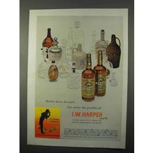 1966 I.W. Harper Bourbon Ad - Bottles Have Changed