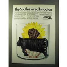 1970 The Southern Company Ad - The South is Wired