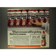 1986 Reddi-wip Whipped Topping Ad - Everyone Will Be Picking This Berry Season