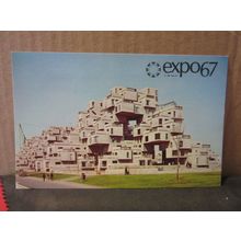 HABITAT 67, EXPO 67, MONTREAL, CANADA unused postcard. #