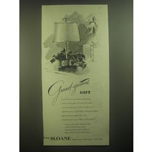 1945 W&J Sloane Lamp Advertisement - Grand-gesture gift