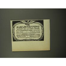 1951 The Hearthstone Outpost inn and Guest Houses Advertisement