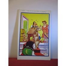 SAUCY SEASIDE POSTCARD unused by C. Richter no 12007 by Trow =
