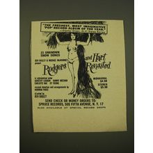1961 Spruce Records Rodgers and Hart Revisted Album Advertisement