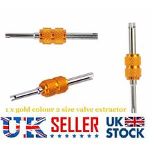 Tyre valve core remover Tire core remover tool UK Gold
