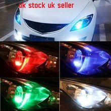 2 x LED Wide Angle Concave Lens 501 W5W 12V T10 Auto Bulb Car Lamp Light