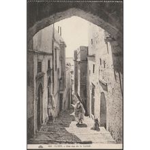 Une Rue de la Casbah, Alger, c.1930s - CAP CPSM